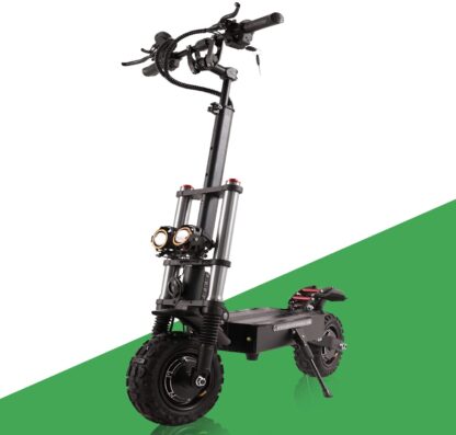 Elektro-Roller Erwachsene 50 MPH mit Sitz, 5600W Dual Hub Motoren High Speed Scooter bis zu 56 Meilen, schnelle Sport-Roller 11 „Off Road Reifen für alle Arten von Terrain Abenteuer