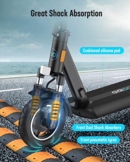 Elektro-Roller Erwachsene mit Dual Shock Absorbers bis zu 31 Meilen 18,6Mph, 500W Motor NFC Sicherheitssperre, IP67 Core Komponenten wasserdicht faltbare Roller elektrisch für Erwachsene - Image 4