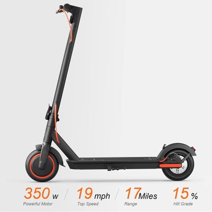 Electric Scooter, Upgraded Detachable Battery, 19 MPH & 17 Meilen Reichweite, faltbar Commuting Electric Scooter für Erwachsene - Image 3