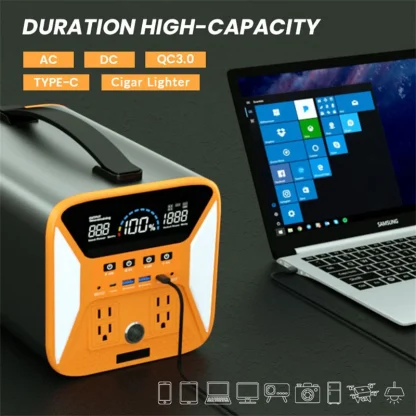 Staubdicht 1100WH Portable Power Station Generator 1000W 297600mAh Ultral Kapazität Mobile Power Bank Camp Outdoor Camping /Rescue