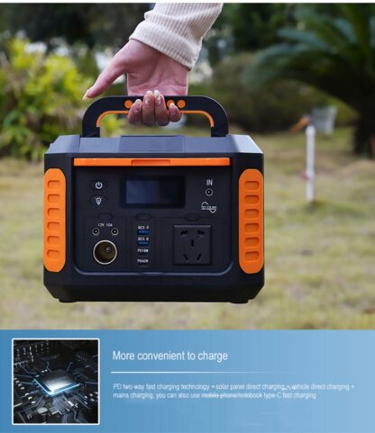 110V 220V AC Portable Power Station 500W 160800mAh Notfall Power Bank Outdoor Solar Powered Generator für Camping Reisen - Image 6