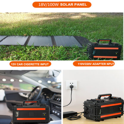 500W Tragbarer Solargenerator 550Wh / 150000mAh Power Station Notstromversorgung Reiner Sinuswellen DC / AC Inverter Power Bank - Image 6