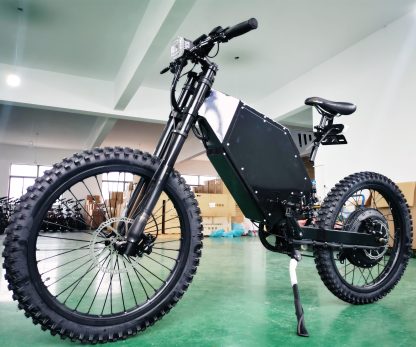 Elektro-Dirtbike für Erwachsene – Mountainbike mit 2100-Wh-Akku (60 Ah), max. 40 mph und 80 Meilen Reichweite, bürstenloser Motor mit 5000 W Spitzenleistung, 21-Zoll-Motorradreifen und Vollfederung vorne - Image 10