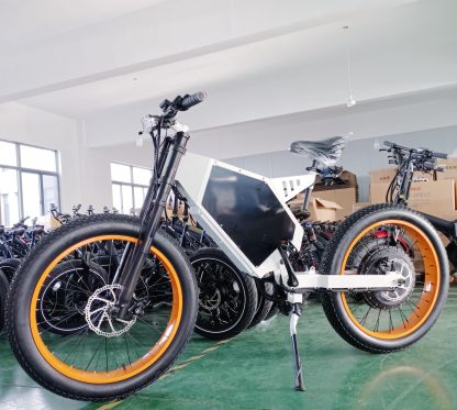 Elektro-Dirtbike für Erwachsene – Mountainbike mit 2100-Wh-Akku (60 Ah), max. 40 mph und 80 Meilen Reichweite, bürstenloser Motor mit 5000 W Spitzenleistung, 21-Zoll-Motorradreifen und Vollfederung vorne - Image 9