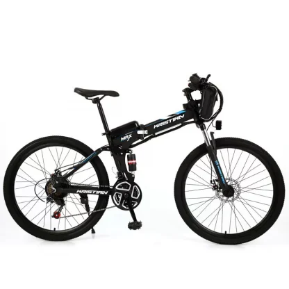 26 Zoll 350W Motor Lithium Batterie Mountainbike Leistungsstarke Stadt Fahren Fahrrad Elektrofahrrad mit Wassertasse und Aufbewahrungstasche