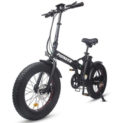 Elektrofahrrad 500W Foldaway Ebike 20“ Fat Tire Folding Electric Bicycle 48V 13AH Lithium Battery Beach Snow Mountain E-Bike Commute Ebike for Adults Female Male Aluminum Frame