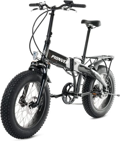 Elektrofahrrad, 500W Motor 20“ Fat Tire Elektro-Klappfahrrad für Erwachsene, Shimano 7-Gang Snow Beach EBike mit 13Ah abnehmbarer Lithium Batterie, Elektro-Klappfahrrad Mountainbike UL zertifiziert - Image 2