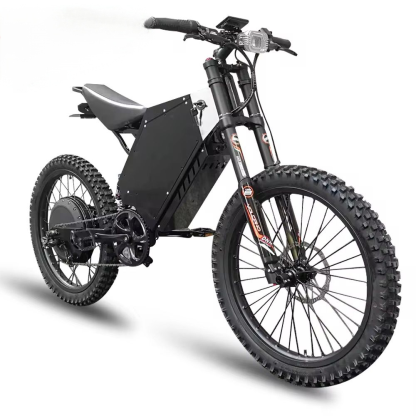 Elektro-Dirtbike für Erwachsene – Mountainbike mit 2100-Wh-Akku (60 Ah), max. 40 mph und 80 Meilen Reichweite, bürstenloser Motor mit 5000 W Spitzenleistung, 21-Zoll-Motorradreifen und Vollfederung vorne