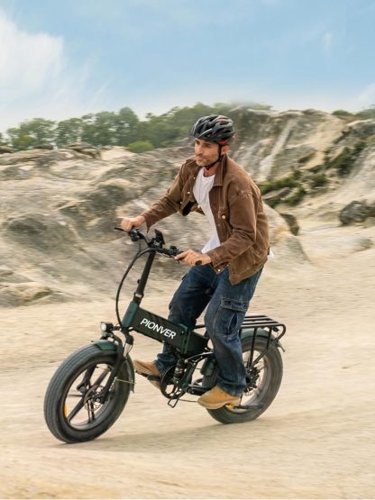 E Bike Herren Klappbares Elektrofahrrad mit 20 x 4.0 Zoll Fat Tire, 16 Ah herausnehmbarem Akku Große Reichweite bis zu 150 km/110 KM, Vollfederung, 8 Gänge, Motor Pro/Engine Pro 2.0 - Image 8