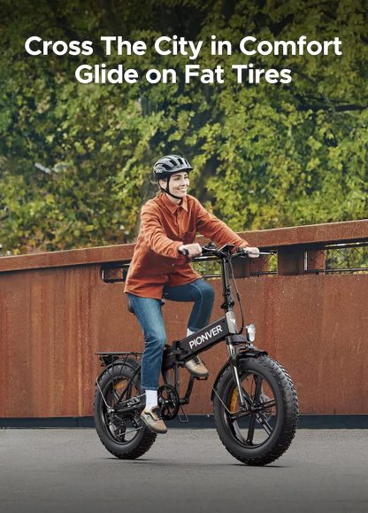 E-Bike Elektrische Fiets Opvouwbare | 20''×4.0“ Fat banden | 48V 13Ah Lithiumbatterij | Reichweite 120KM | 7 Speed | 25KM/H - Image 9