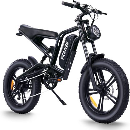 Elektrofahrrad für Erwachsene, Vollfederung, 48V13Ah abnehmbare Batterie, bis zu 28MPH & 46,6 Meilen (PAS), 750W E-Bike mit All-Terrain 4.0“ Fat Tires, Tempomat, UL zertifiziert, Moped E-Bike