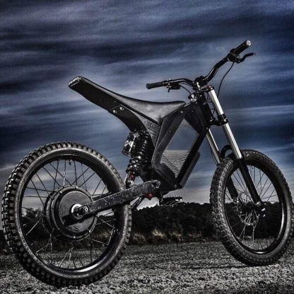 Elektro-Dirtbike für Erwachsene – Mountainbike mit 2100-Wh-Akku (60 Ah), max. 40 mph und 80 Meilen Reichweite, bürstenloser Motor mit 5000 W Spitzenleistung, 21-Zoll-Motorradreifen und Vollfederung vorne - Image 2
