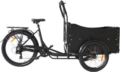 Elektro-Lastenfahrrad – Elektro-Lastenfahrrad 25 km/h, 36-V-Lithium-Akku, 250-W-Motor, ideal für den Transport von Kindern und Familienausflüge, hohe Sicherheit und Komfort - Image 2