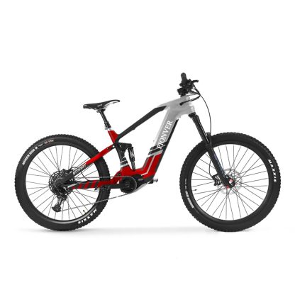 27.5“ x 2.6“ Zoll Elektrofahrrad für Erwachsene, 500 W Mittelmotor, 48 V 17.5 Ah Lithium-Ionen-Akku, vollgefedertes E-Mountainbike - Image 4